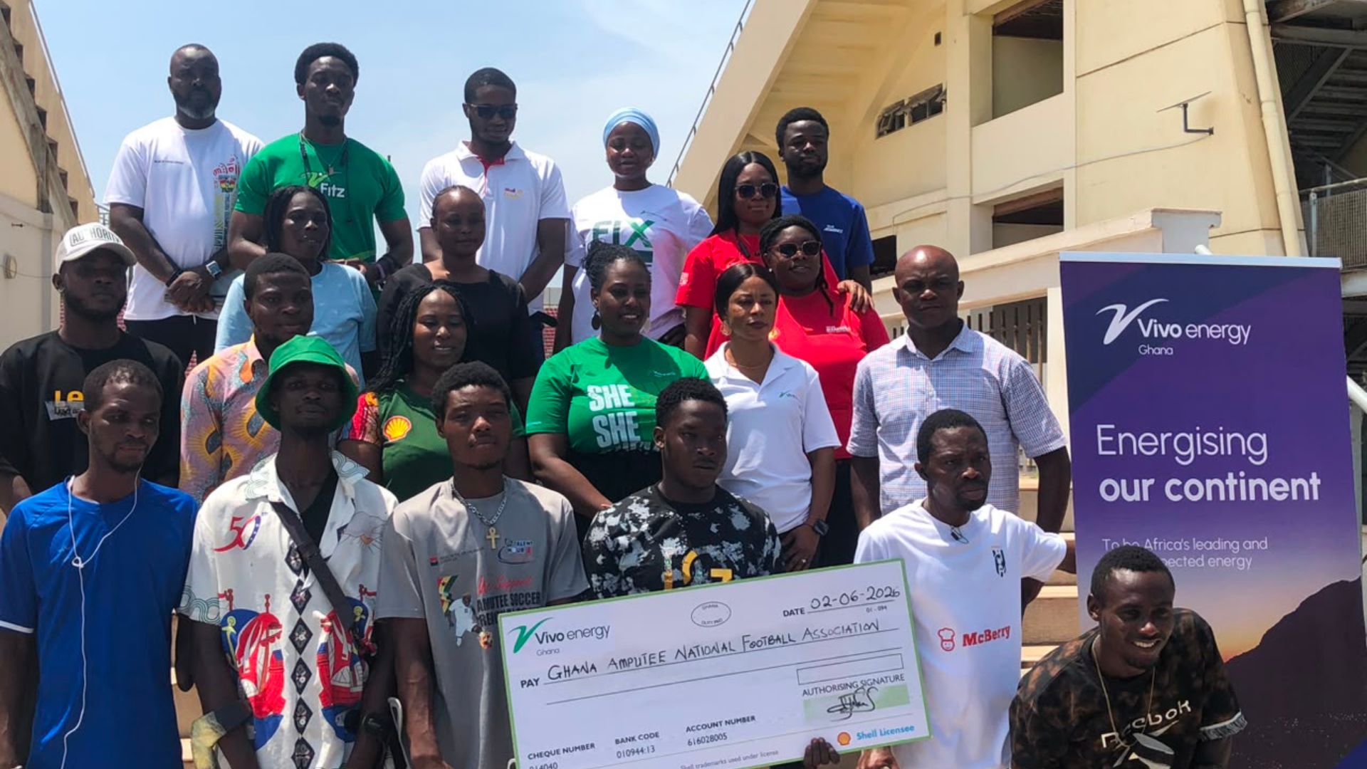 Road to Mexico: Vivo Energy Puts Smiles on the Faces of Ghana Amputee Team With Major World Cup Donation