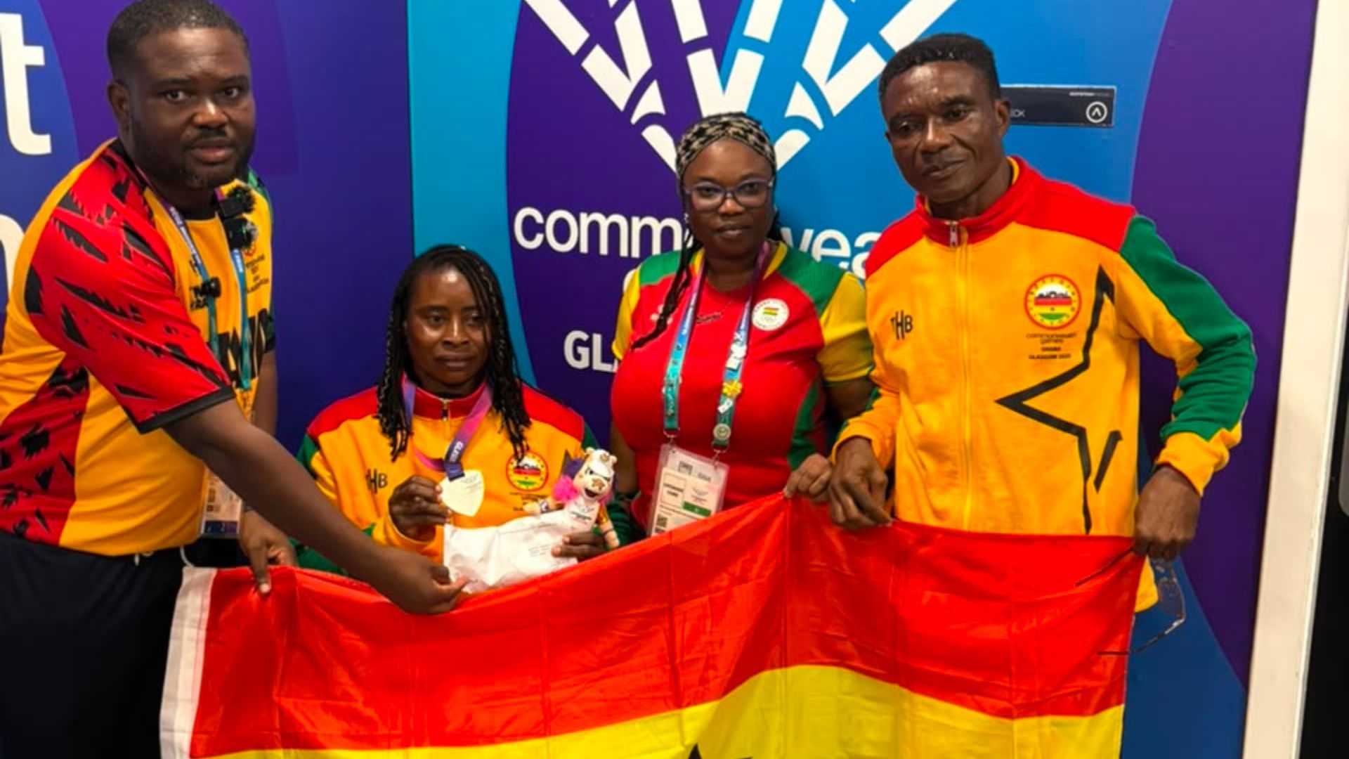 Samson Deen Delivers on Promise, Rewards Zinabu Issah with £2,000 Commonwealth Games Bonus